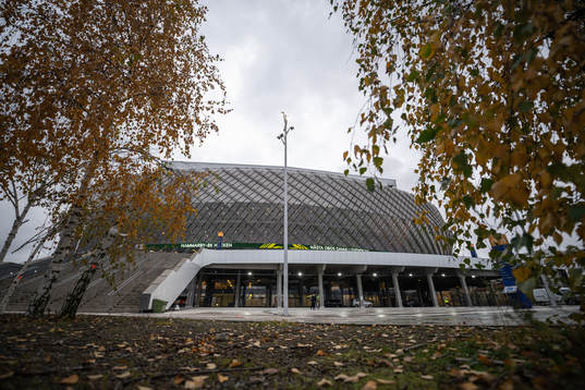 Exteriör av Tele2 Arena
