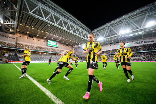 under fotbollsmatchen i Damallsvenskan mellan Hammarby och