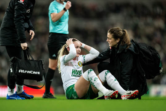 Hammarbys Matilda Vinberg har ont