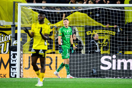 Elfsborgs målvakt Hakon Valdimarsson deppar