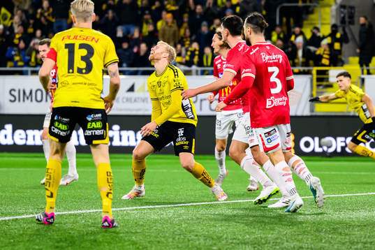Elfsborgs Sveinn Guðjohnsen deppar