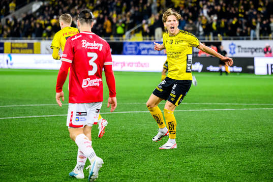 Elfsborgs Noah Söderberg jublar