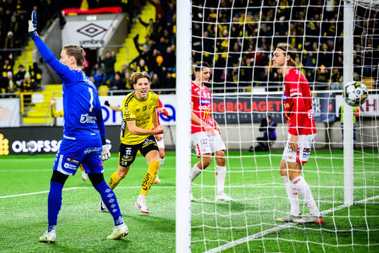 Elfsborgs Noah Söderberg jublar