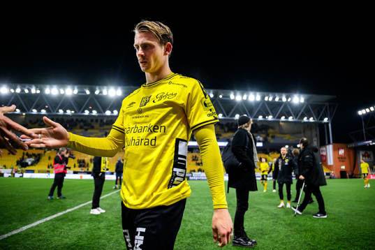 Elfsborgs Simon Hedlund deppar