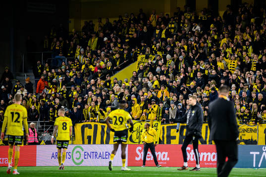 Elfsborgs supportrar deppar