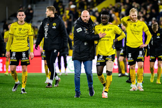 Elfsborgs Jens Jakob Dyhr Thomasen och Emmanuel Boateng