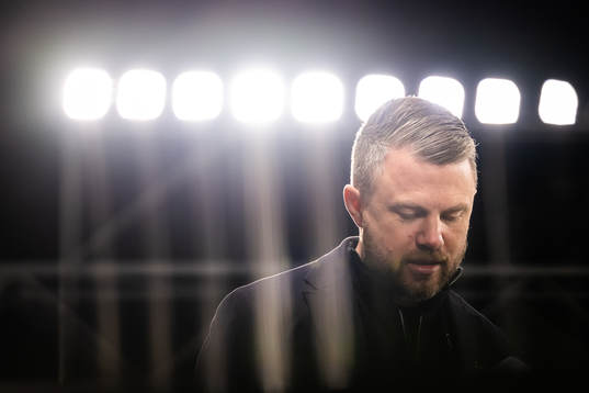 Elfsborgs manager Jimmy Thelin deppar