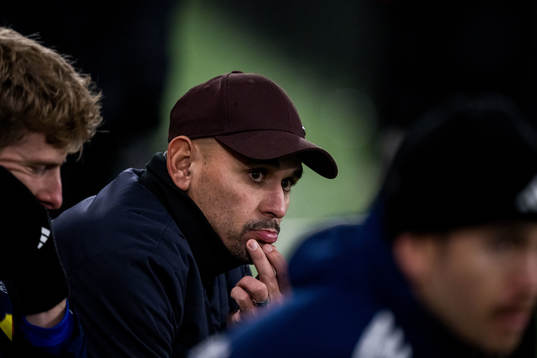Djurgårdens tränare Marcelo Fernandez deppar
