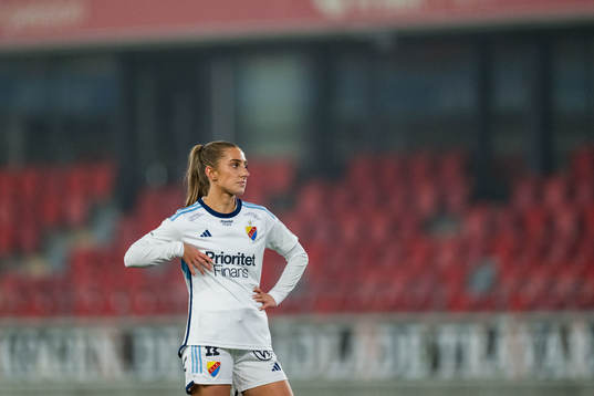 Djurgårdens Tilde Lindwall deppar