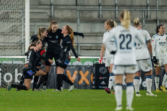 Växjö DFFs Larkin Russel jublar