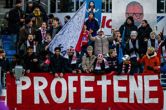 Spectators in the stands