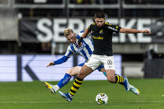 IFK Göteborgs Oscar Wendt och AIKs Omar Faraj