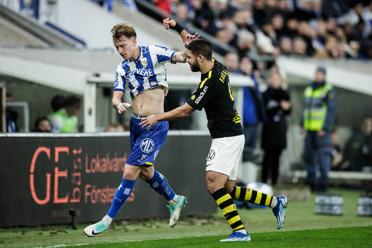 IFK Göteborgs Sebastian Hausner och AIKs Omar Faraj