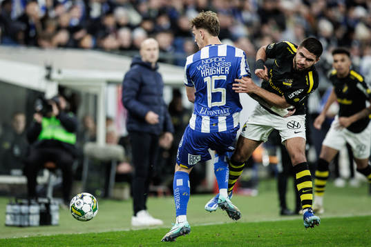 IFK Göteborgs Sebastian Hausner och AIKs Omar Faraj