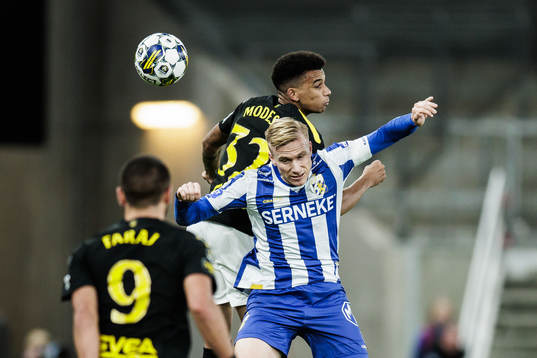 AIKs Rui Modesto och IFK Göteborgs Oscar Wendt