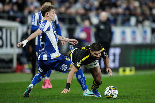 IFK Göteborgs Sebastian Hausner AIKs Omar Faraj