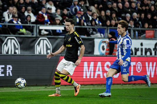 AIKs Bersant Celina och IFK Göteborgs Arbnor Mucolli