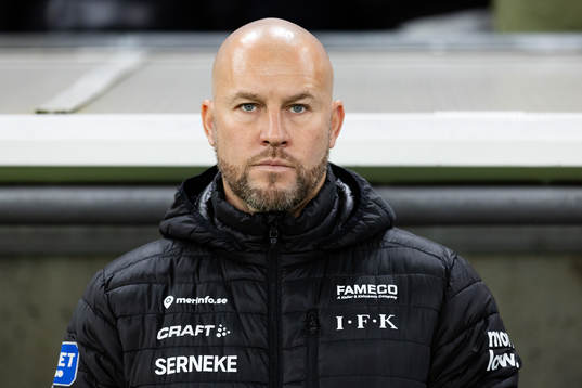 IFK Göteborgs målvaktstränare Lee Baxter innan