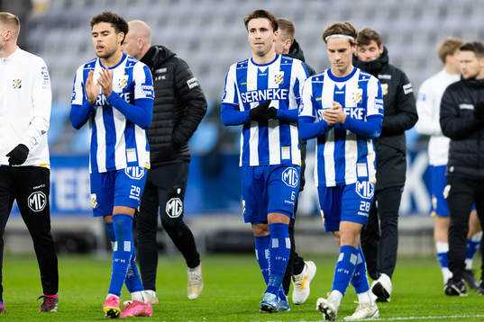 IFK Göteborgs Thomas Santos, Anders Trondsen och Lucas