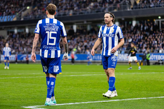 IFK Göteborgs Sebastian Hausner och Gustav Svensson