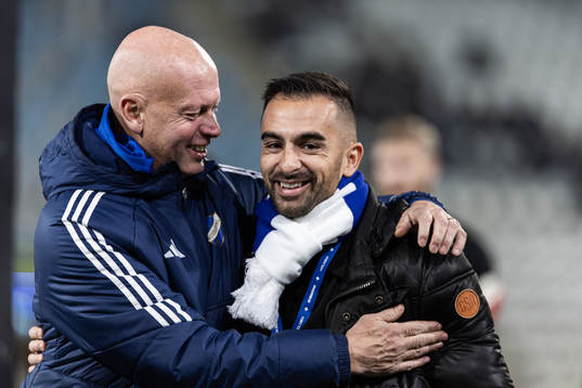 IFK Norrköpings sportchef Tony Martinsson och Christopher