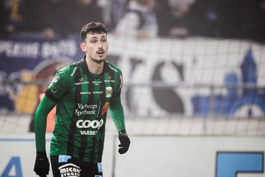 Varbergs Dion Krasniqi jublar