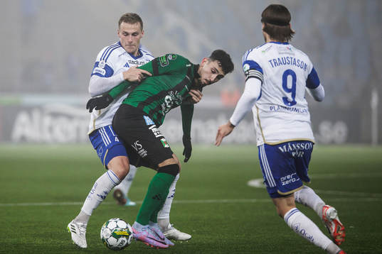 IFK Norrköpings Victor Stange Lind och Varbergs Mads