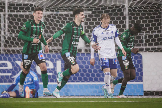 Varbergs Mads Borchers jublar