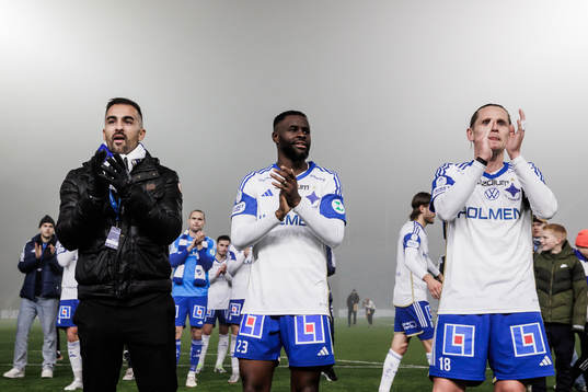 IFK Norrköpings Christopher Telo, Maic Sema och Ari Freyr