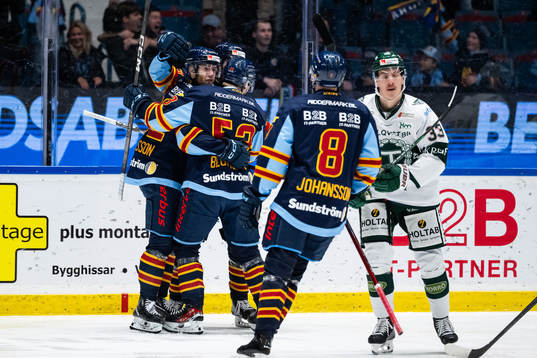 Djurgårdens Anton Gradin jublar