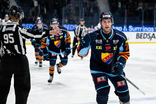 Djurgårdens Anton Gradin jublar