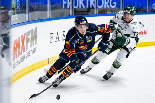 Djurgårdens Arvid Costmar och Tingsryds Adam Bäckstrand
