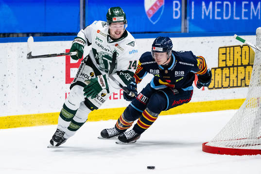 Tingsryds Elias Gunnarsson och Djurgårdens David Blomgren