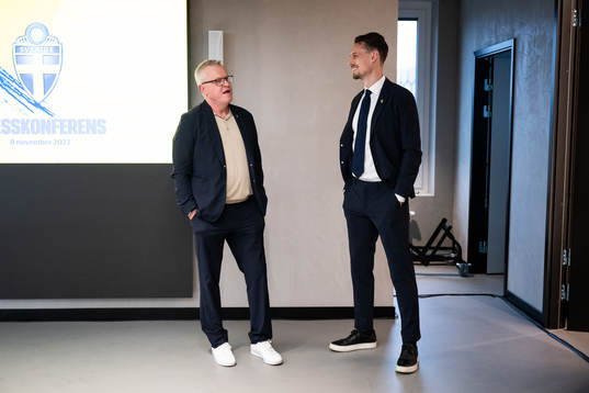 Janne Andersson, head coach of the Swedish men’s football