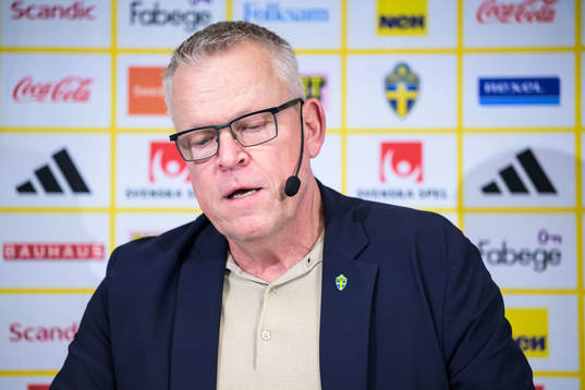 Janne Andersson, head coach of the Swedish men’s football