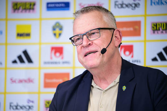 Janne Andersson, head coach of the Swedish men’s football