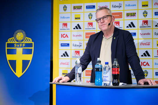 Janne Andersson, head coach of the Swedish men’s football