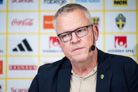 Janne Andersson, head coach of the Swedish men’s football