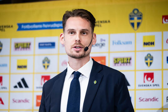 Daniel Bäckström, head coach of the Swedish under-21