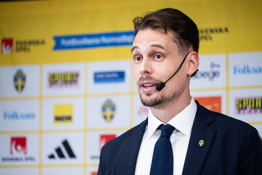 Daniel Bäckström, head coach of the Swedish under-21