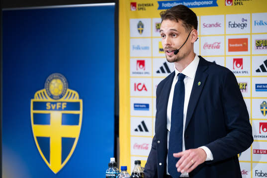 Daniel Bäckström, head coach of the Swedish under-21