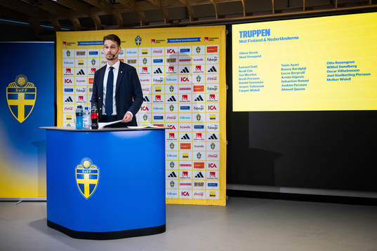Daniel Bäckström, head coach of the Swedish under-21