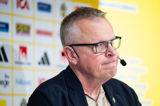 Janne Andersson, head coach of the Swedish men’s football