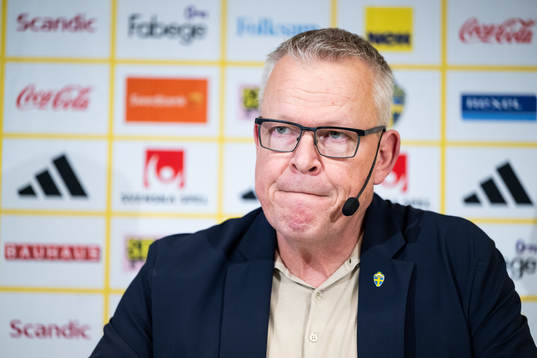 Janne Andersson, head coach of the Swedish men’s football