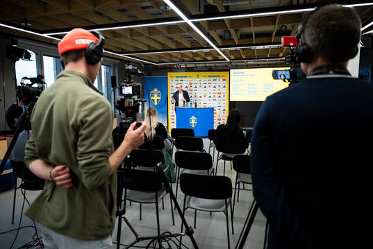 Janne Andersson, head coach of the Swedish men’s football