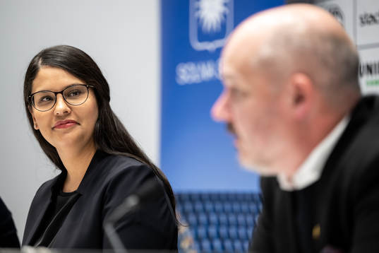 Sara Kukka-Salam, kommunstyrelsens ordförande i Solna stad