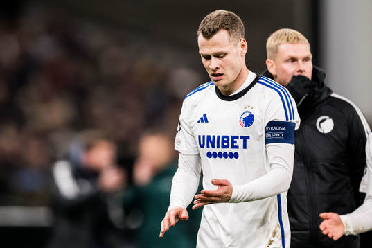 Viktor Claesson of FC Copenhagen looks dejected