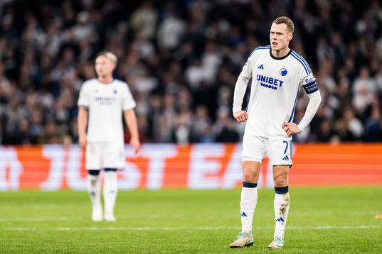 Viktor Claesson of FC Copenhagen looks dejected