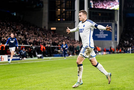 Viktor Claesson of FC Copenhagen celebrates
