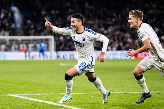 Roony Bardghji of FC Copenhagen celebrates
